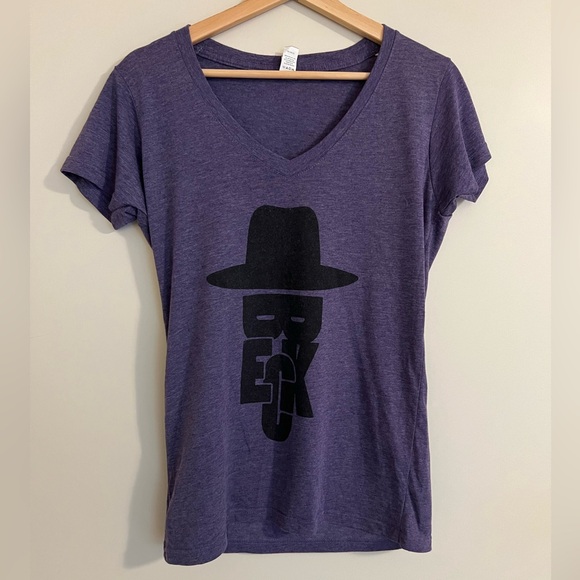 Beck 2018 tour bandit Vneck tee  NEW - Picture 1 of 4
